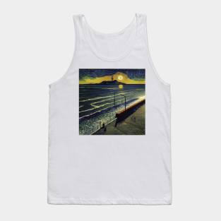 Santa Monica Pier in Van Gogh's style Tank Top